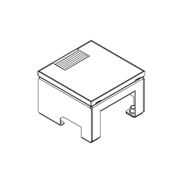 Produktbild UBD 132 163  -  Schwerlast-Unterflur-Bodendose UBD 130 inkl. belegtem Deckel aus Chromstahl, geschliffen, mit Bürstenauslass